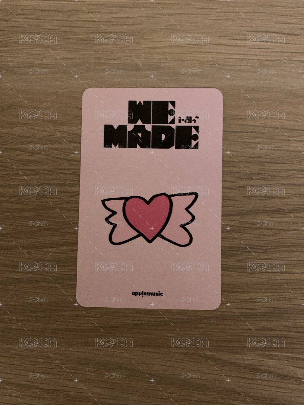 刷 We made am 預售 特典卡 B ver.