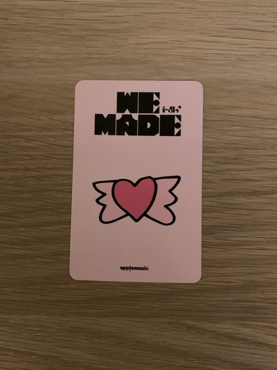 刷 We made am 預售 特典卡 B ver.