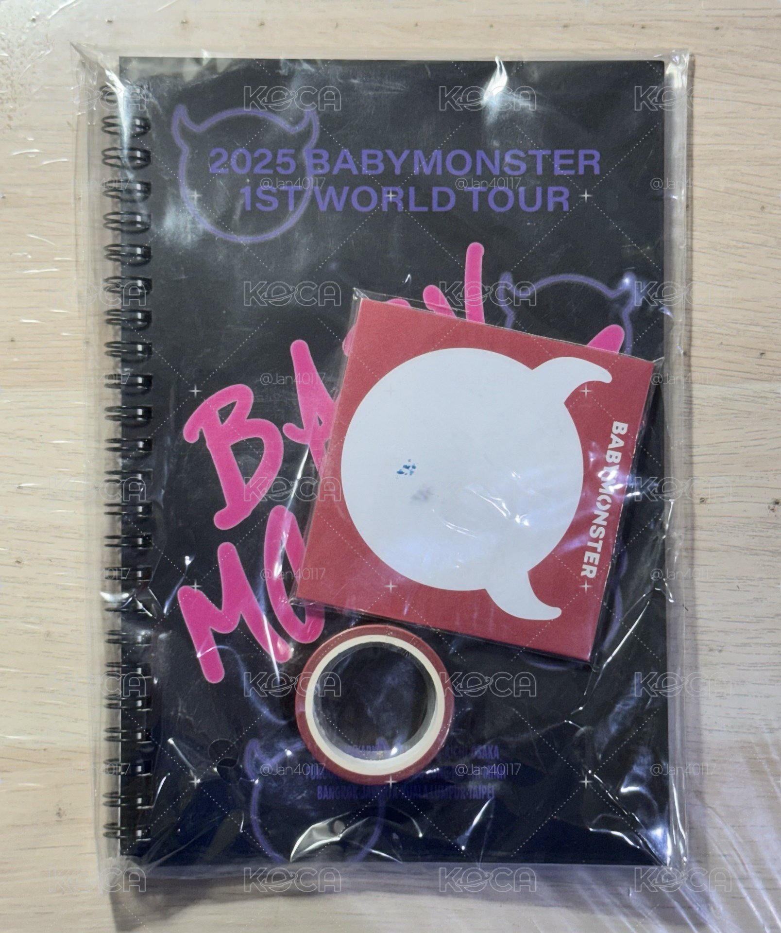 Babymonster 世巡 台北快閃店 筆記本組