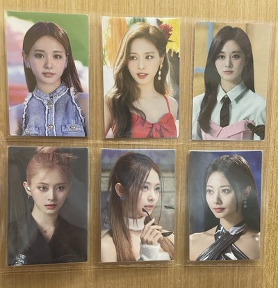 Twice_子瑜歷屆專輯花絮卡