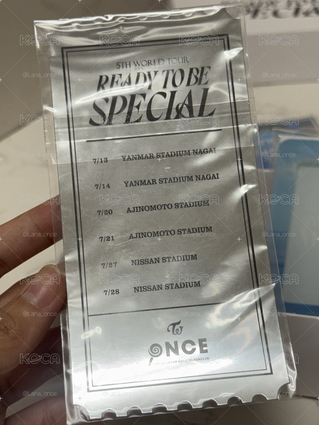 五巡SPECIAL 升級禮 徽章 立牌 票卡