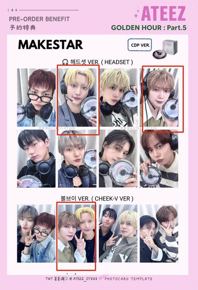 ATEEZ[GOLDENHOUR : Part.5] CDPLAYER VER.
