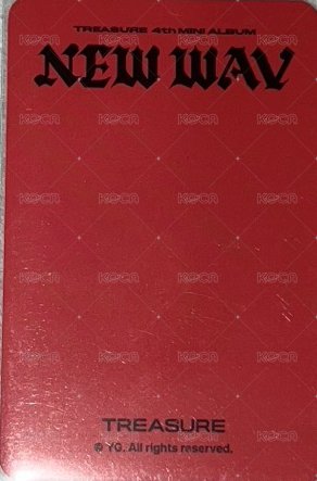 yg 線上 簽售卡 單封 背面