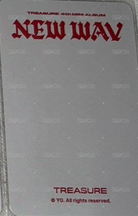 yg 線上 簽售卡 團封 背面