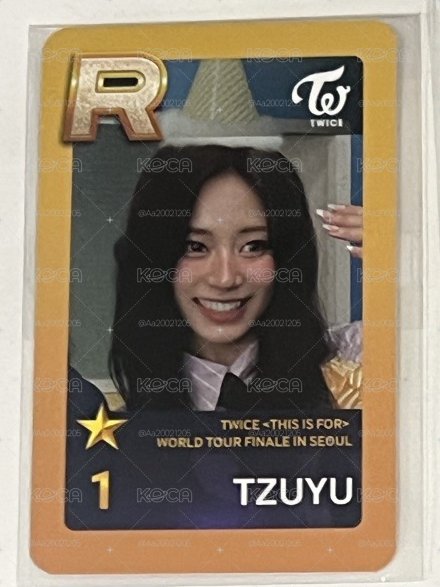 TWICE 韓安 遊戲卡 子瑜