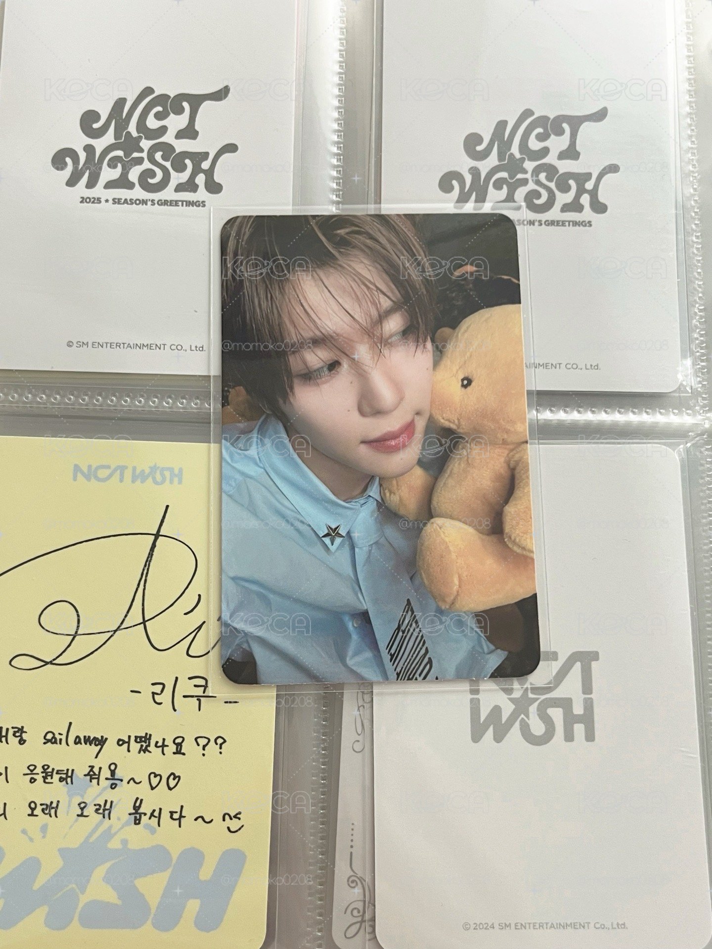 NCT WISH｜Sion Steady專輯卡🌷