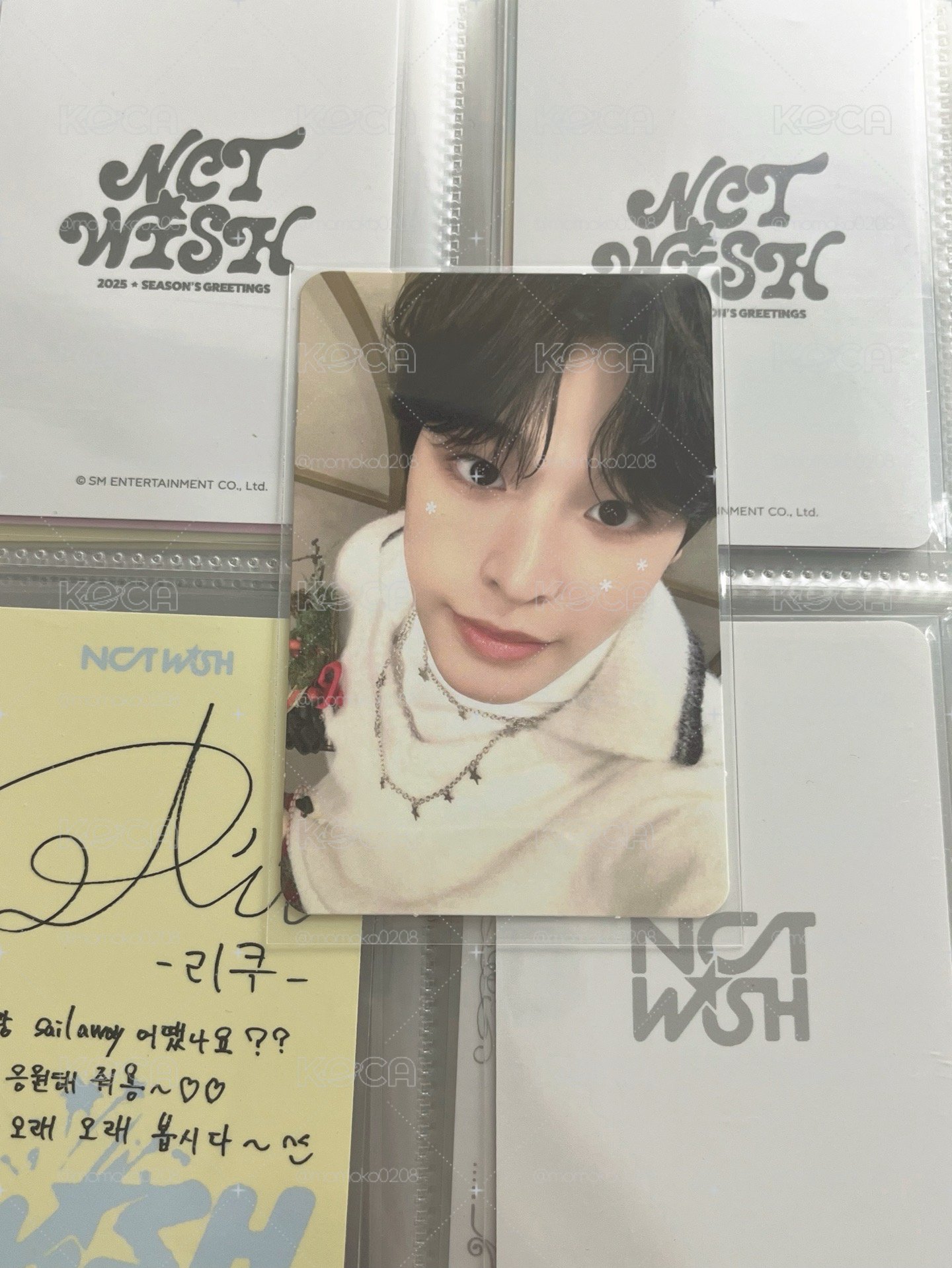 NCT WISH｜Riku Wish Station 快閃隨機卡