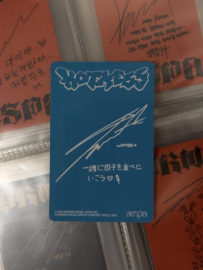 Hot Mess 專輯卡 hotmess版 Winter