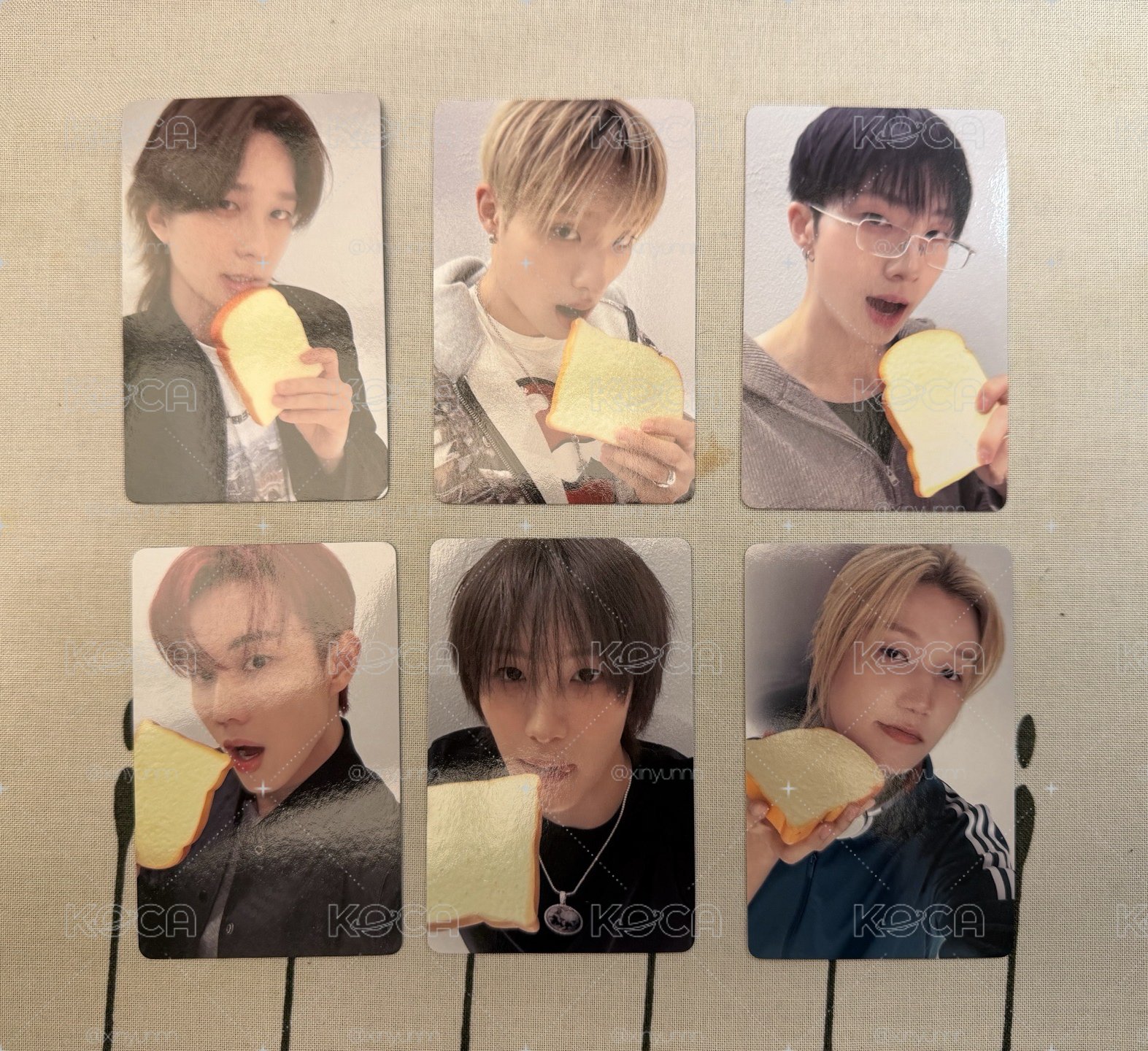 P1Harmony 一日店長 吐司卡