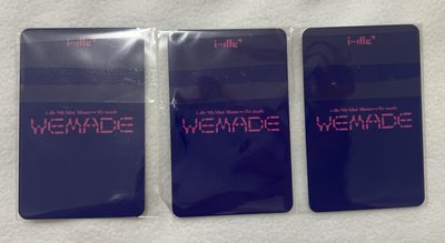 idle we made台北快閃店  滿額卡(全新未拆封)