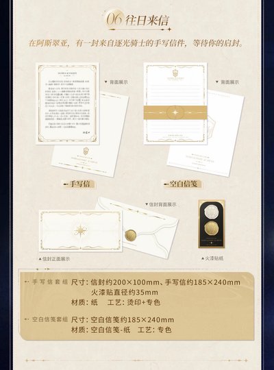 沈星回 往日回信紀念禮盒ᯓ 💌