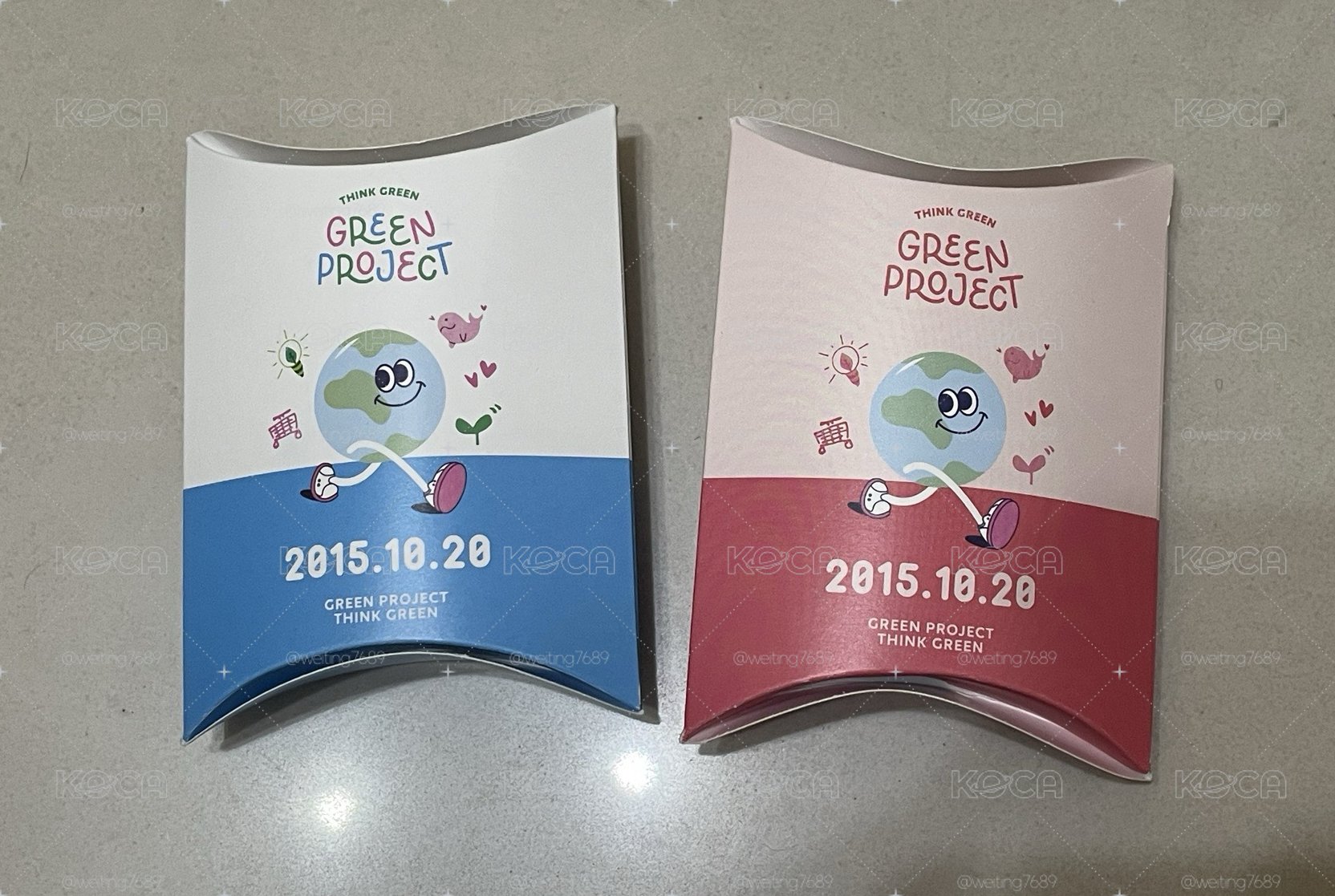 Twice _Green project 環保盒子吊飾