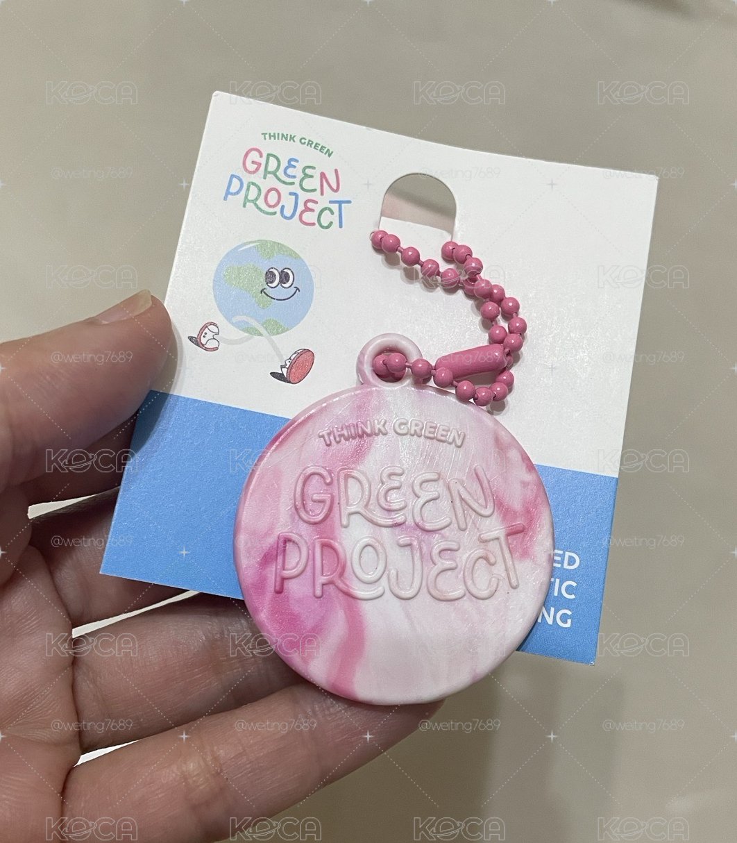 Twice _Green project 環保盒子吊飾