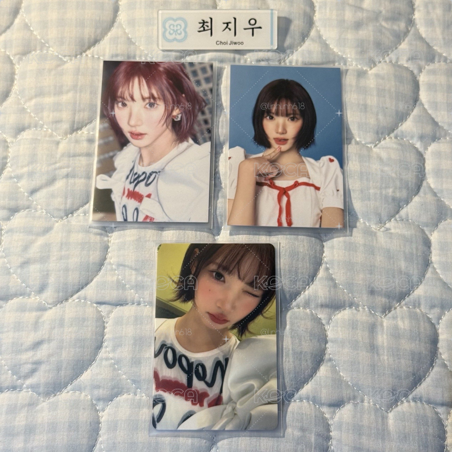 Jiwoo 星光卡3張（ 四星 + 兩張碎卡限定）