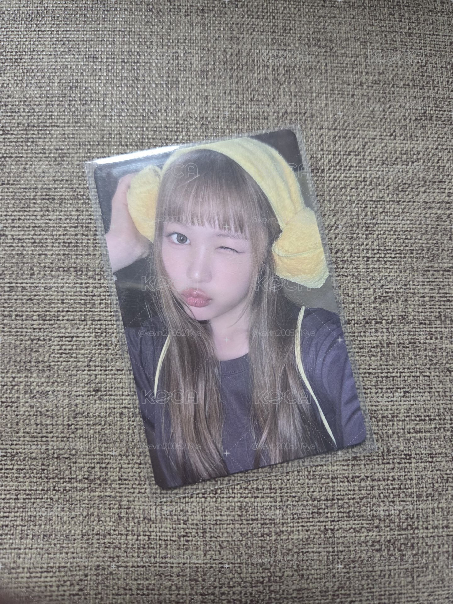 h2h ju黃色頭巾yeon