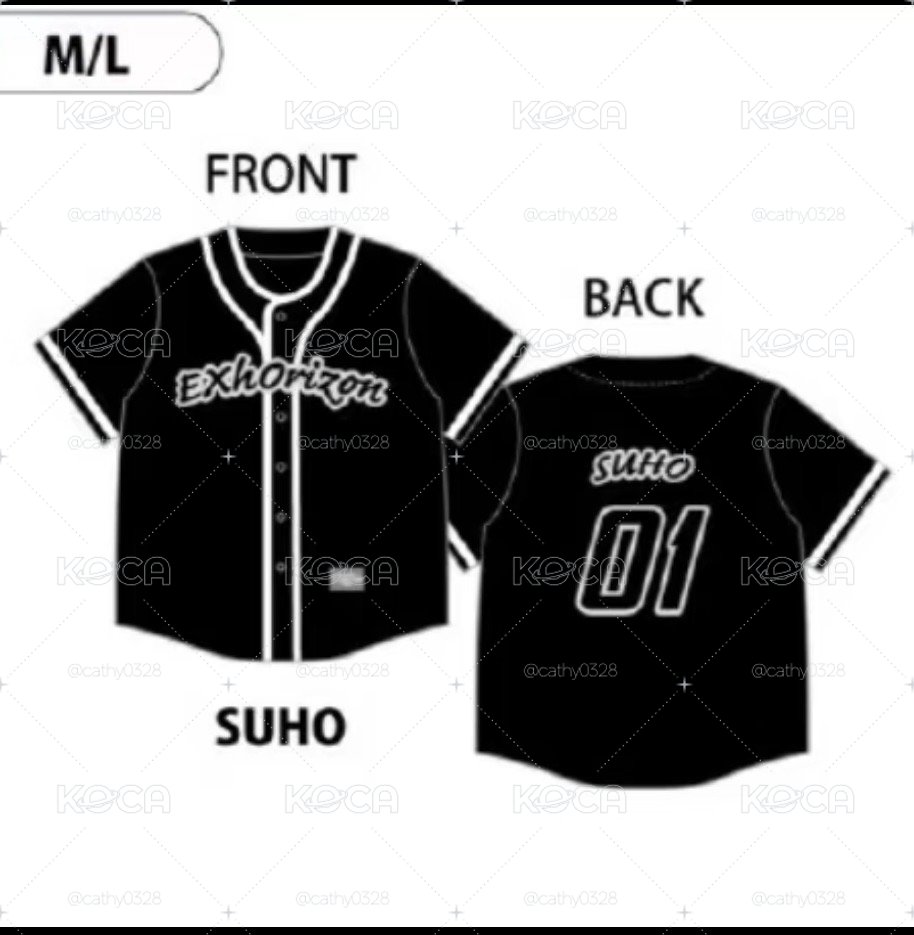 EXO六巡日場SUHO球衣（M)