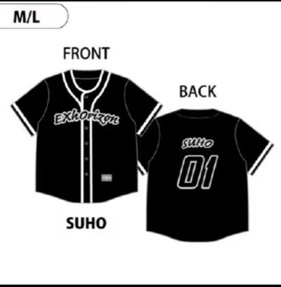 EXO六巡日場SUHO球衣（M)