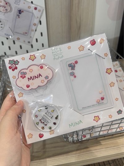 TWICE九週年 快閃店 壓克力立牌 卡夾