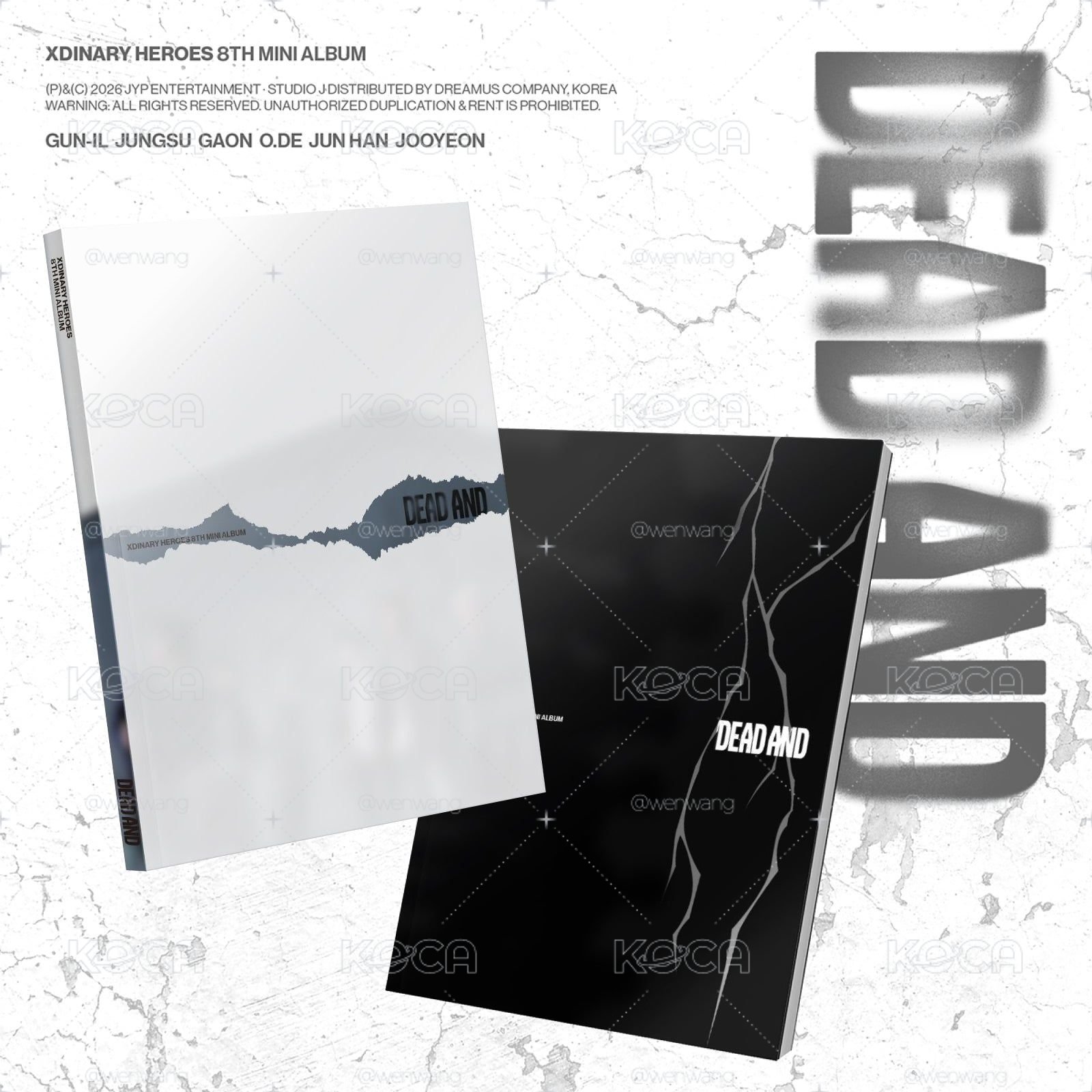 XDZ迷你八輯普版未拆 DEAD AND