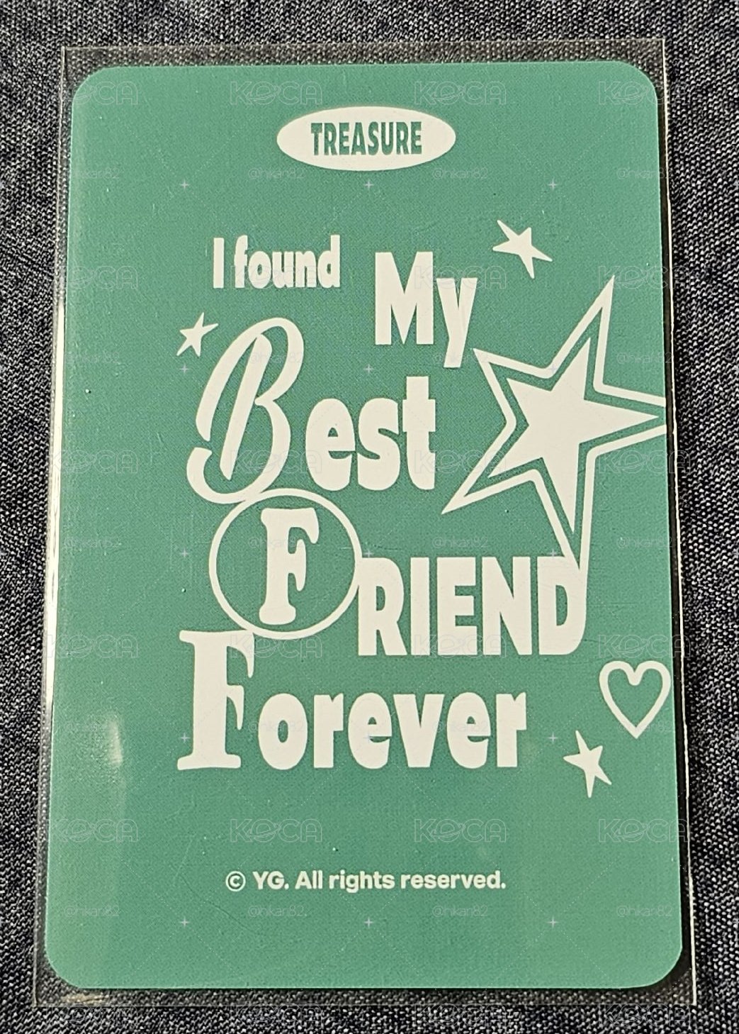 TREASURE BEST FRIEND FOREVER ASAHI 