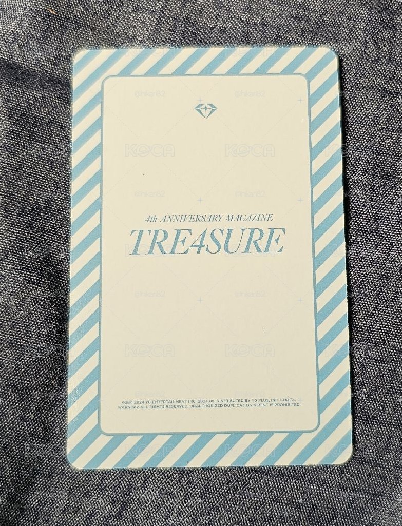 TREASURE 4th ANNIVERSARY MAGAZINE ASAHI 