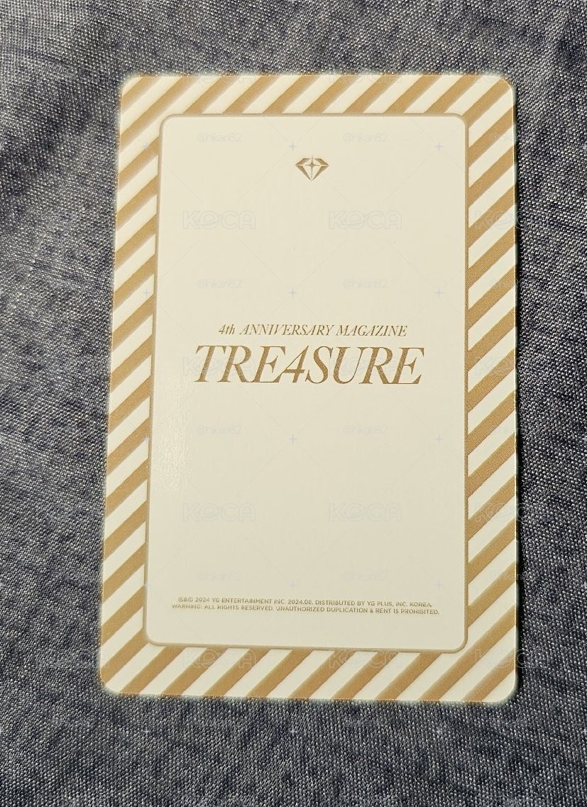 TREASURE 4th ANNIVERSARY MAGAZINE ASAHI 
