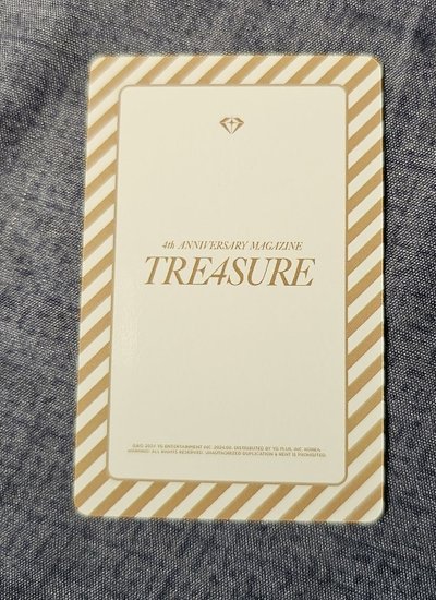 TREASURE 4th ANNIVERSARY MAGAZINE ASAHI 