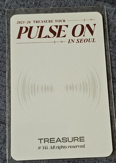 TREASURE TOUR [PULSE ON] IN SEOUL ASAHI 