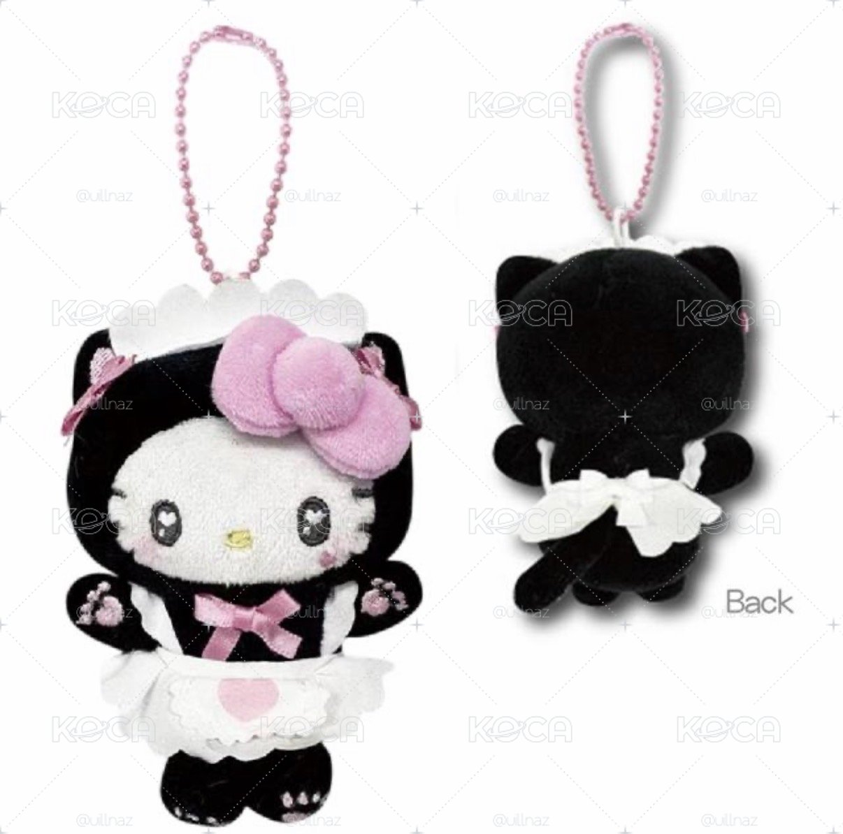 Hello kitty 貓貓女僕吊飾