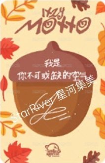 Motto 迷十二 sr 2.0 線上 中背 簽售卡 松鼠 背面