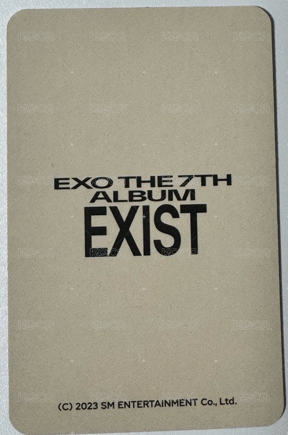 EXIST 快閃店 隨機卡 D 背面