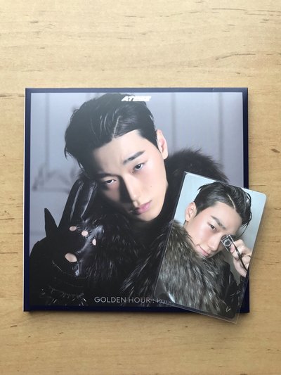 ateez 傘 GH4美通單封+target特典相機卡