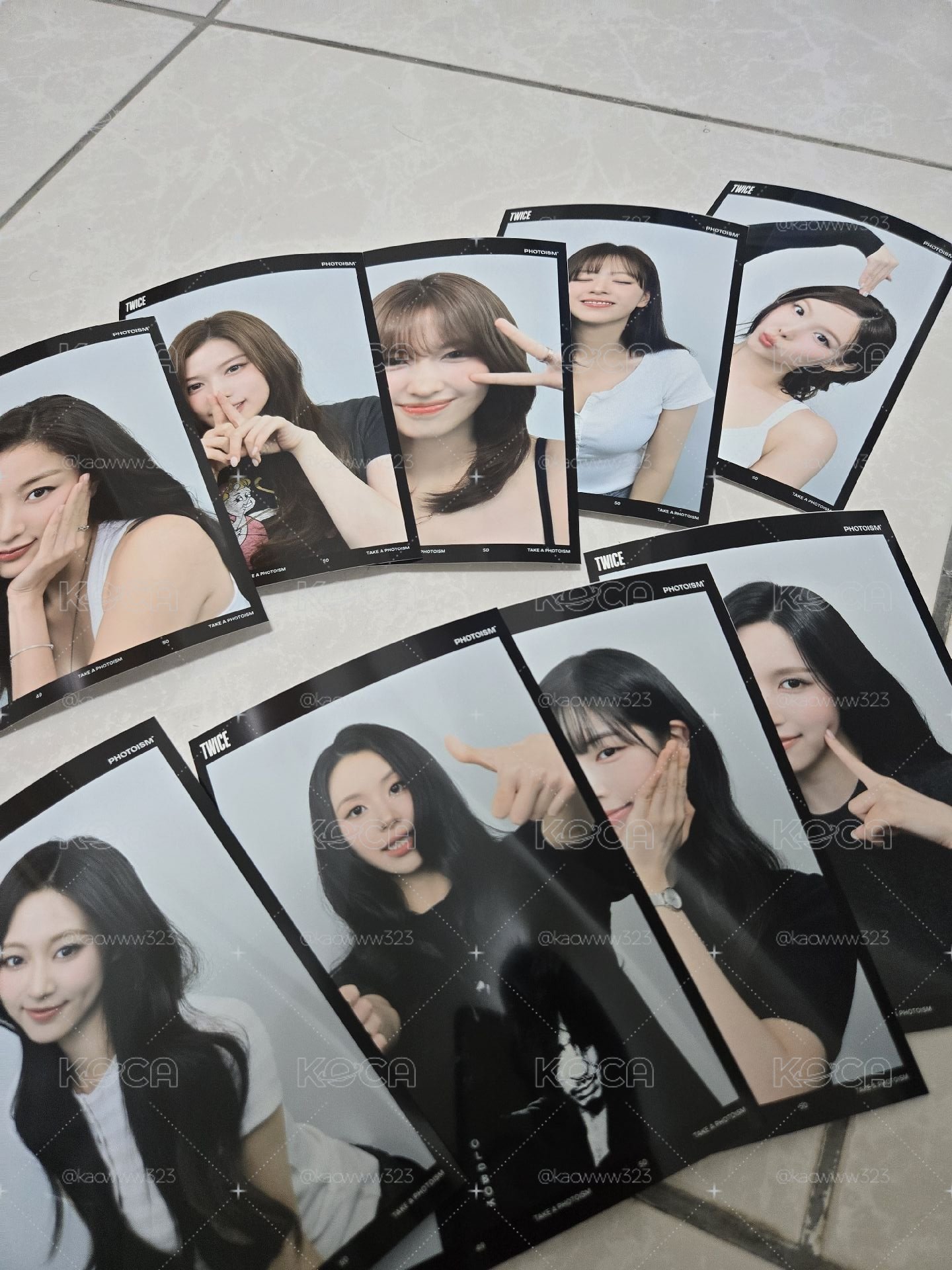 TWICE SNAPISM 貼紙一套