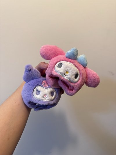 美樂蒂頭套吊飾 三麗鷗