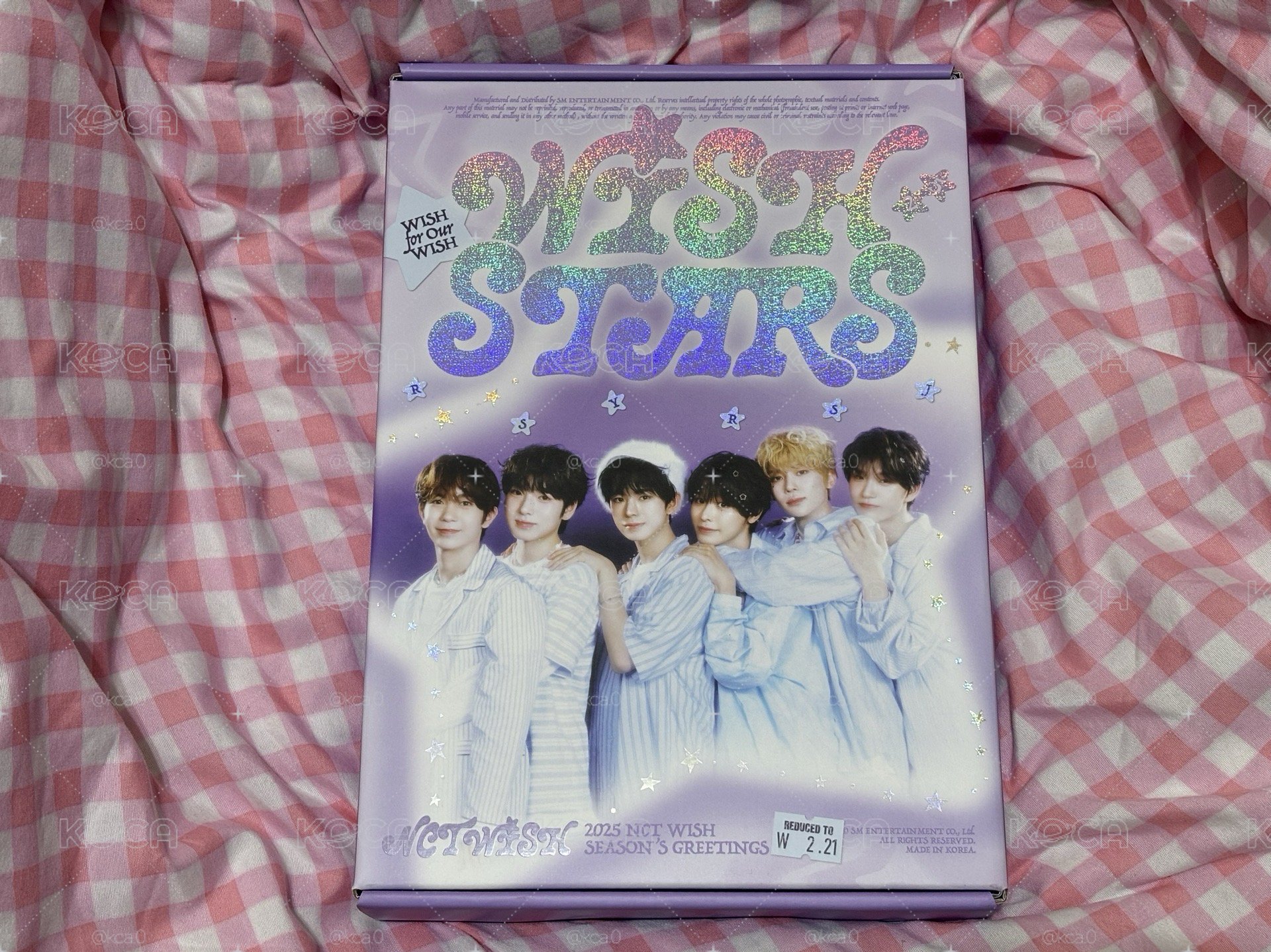 NCT WISH 2025年曆 已拆 含整套特典