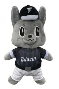 2026 TEAM TAIWAN 歐告布偶 大娃 客場黑