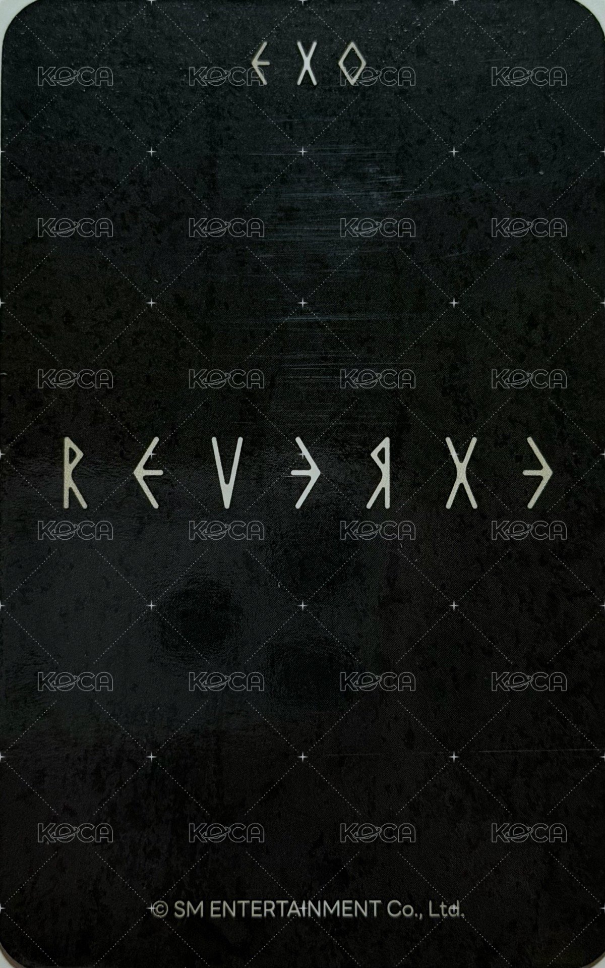 Reverxe fanme 高雄 抽選卡  背面