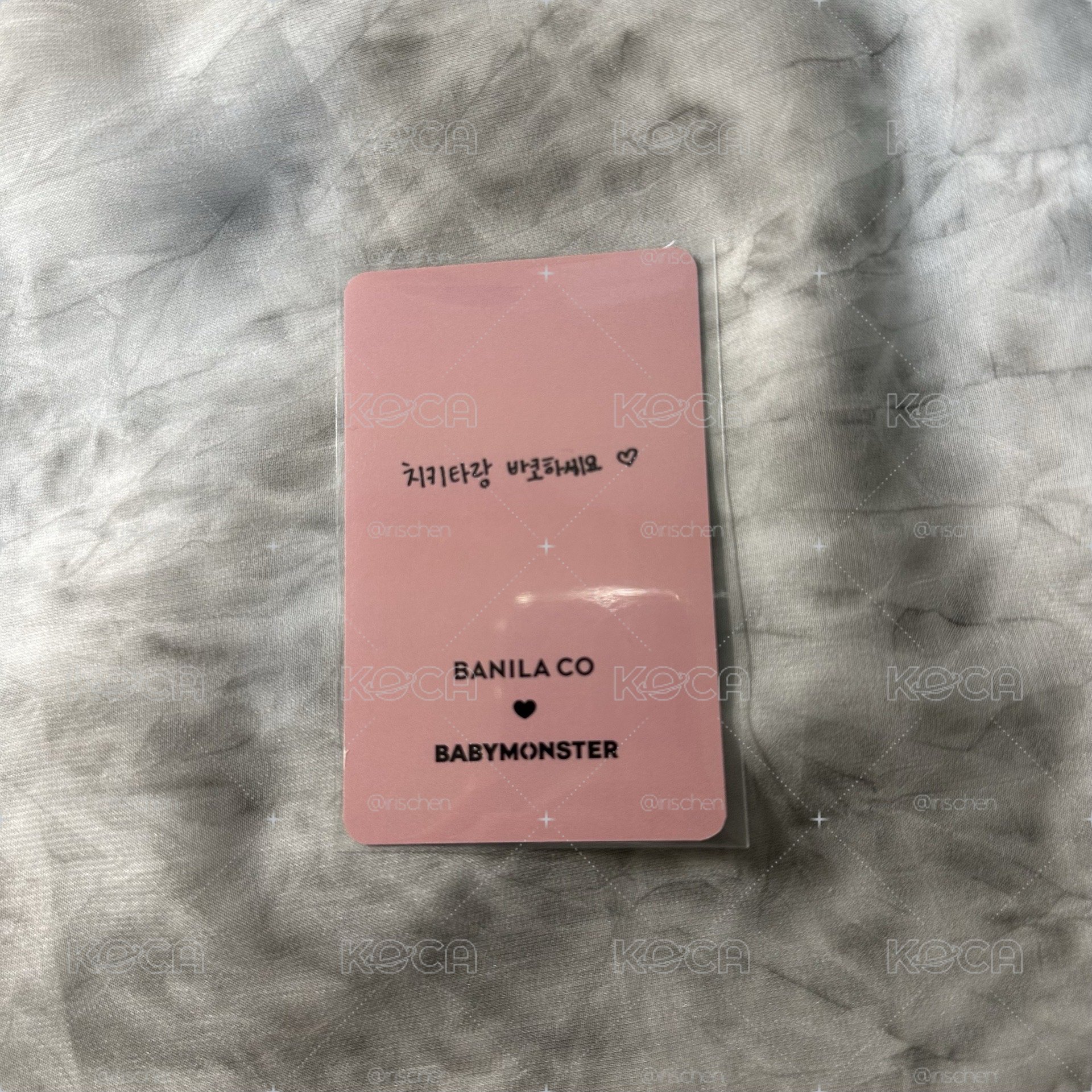 （現貨）Banila 代言卡 柒