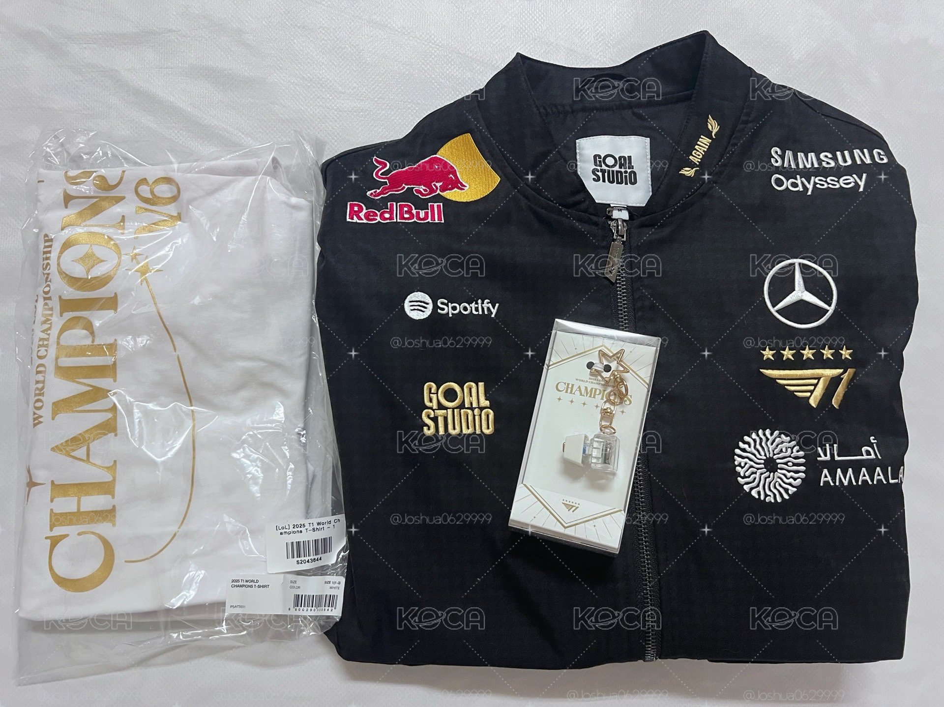 [綁售/現貨]2025 T1世界賽外套+六星T-shirt +鍵帽吊飾