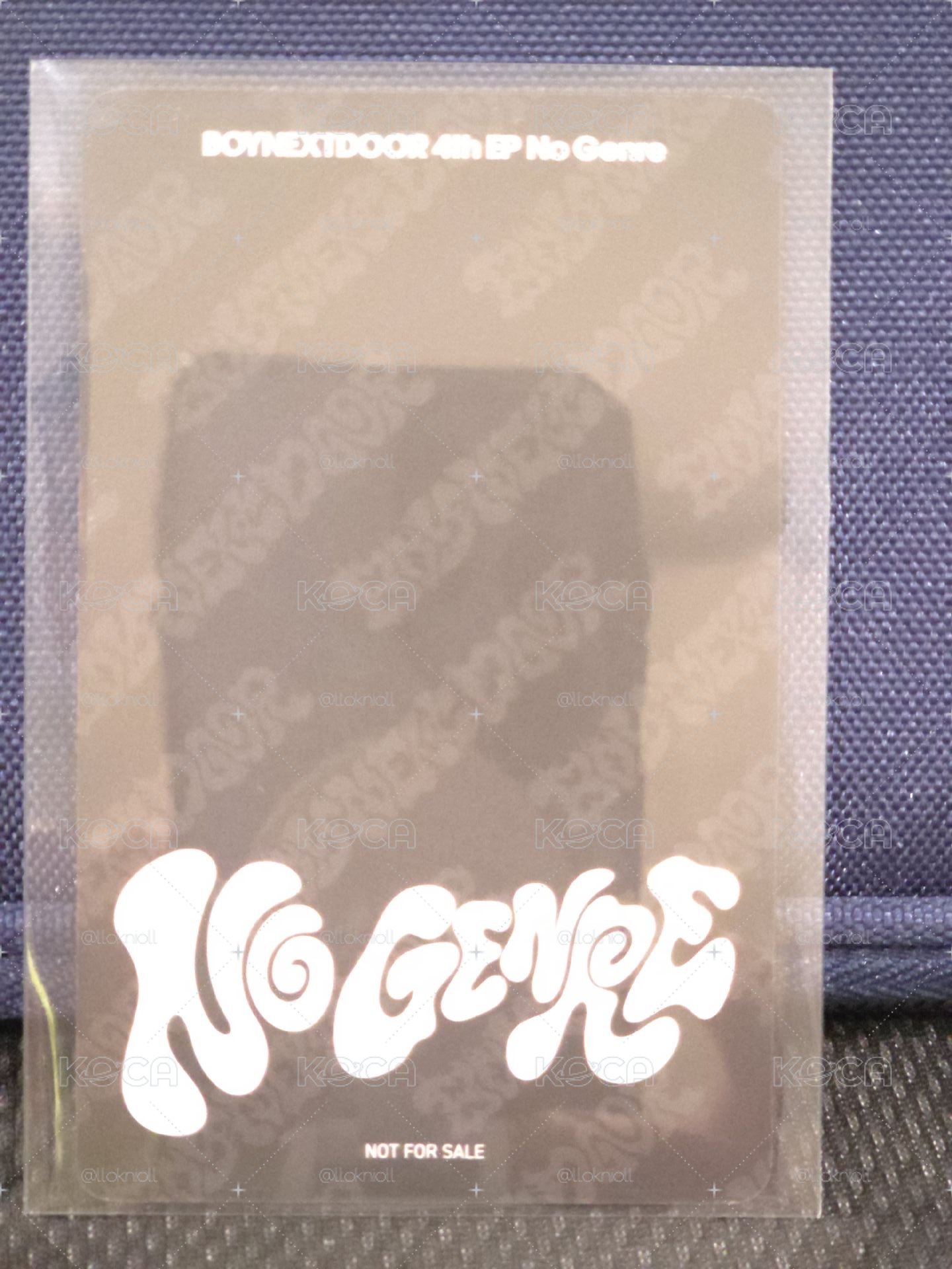 Jaehyun 明宰鉉 No Genre 環球 pb 特典卡