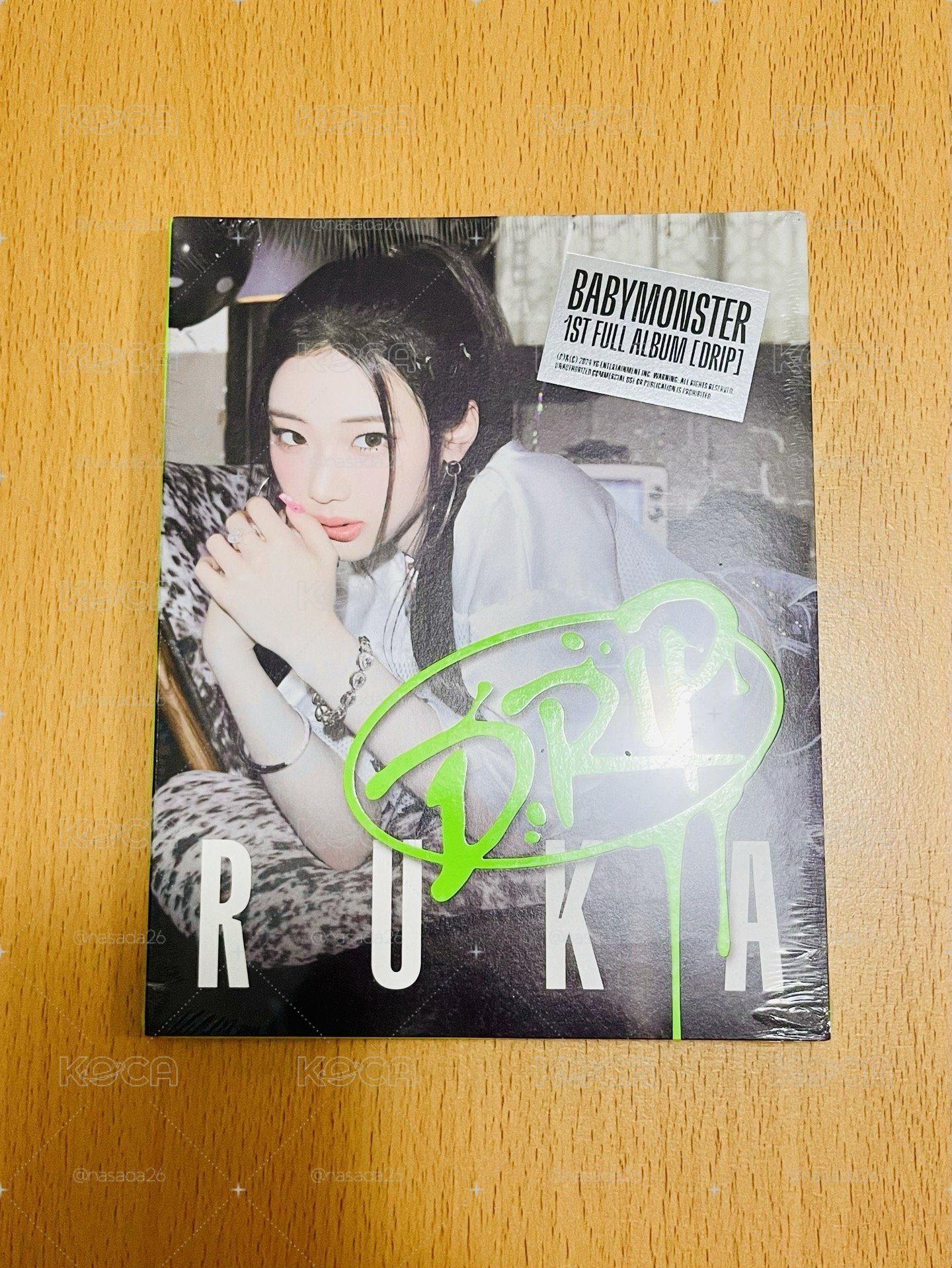 BABYMONSTER DRIP 正規一輯 TAG RUKA單封（未拆）