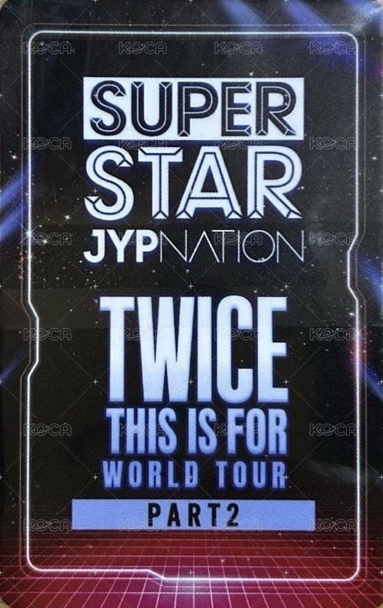 SUPERSTAR THIS IS FOR PART2 遊戲卡  背面