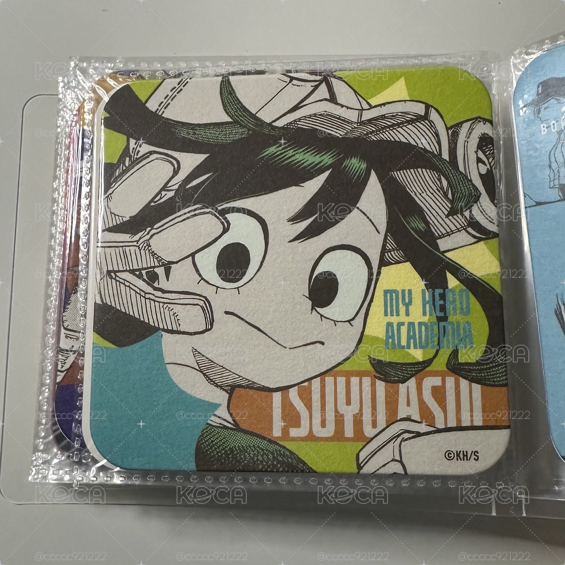 我英 發目明 蛙吹 切島 原畫展杯墊 