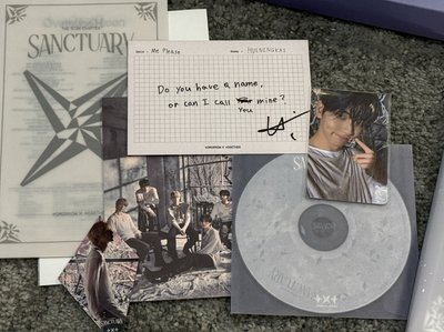 ［現貨］TXT Huening Kai 休寧凱 迷你四輯 Sanctuary 美通 親簽專輯 親筆簽名專輯 