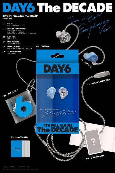 Day6 THE DECADE In-Ear Earphones Ver