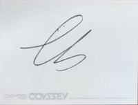 ODYSSEY D2C 美網親簽 明信片 