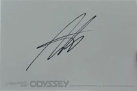 ODYSSEY D2C 美網親簽 明信片 
