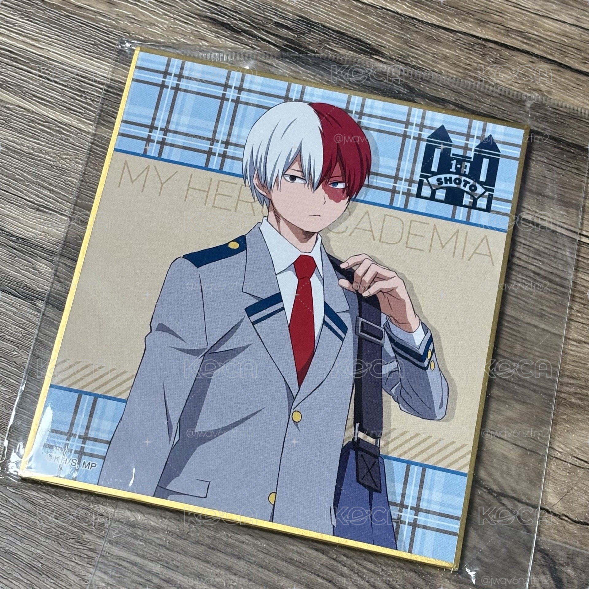 朝登校色紙