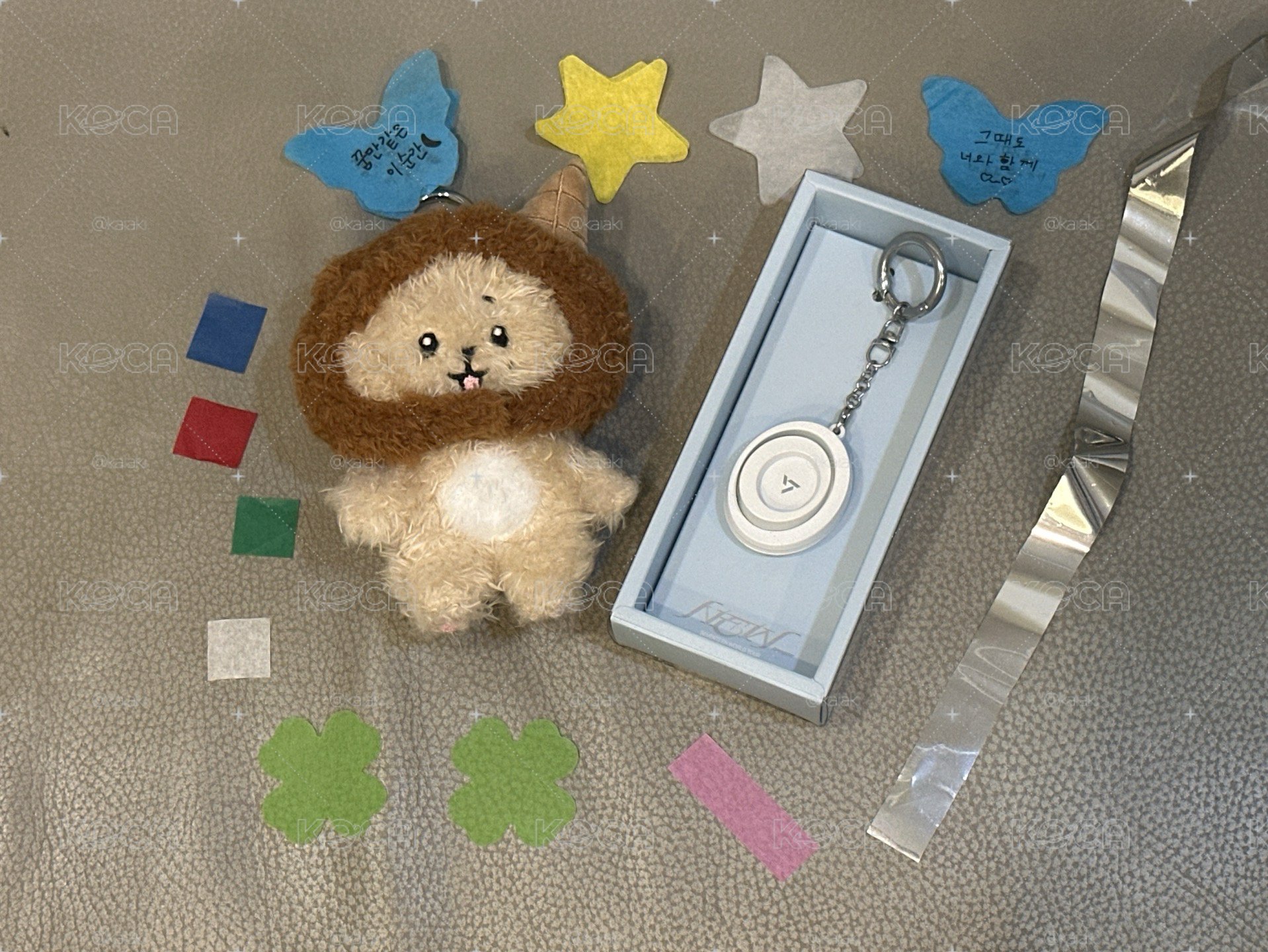 MINITEEN頭套碩+吊飾(贈🍀🦋🌟紙花)