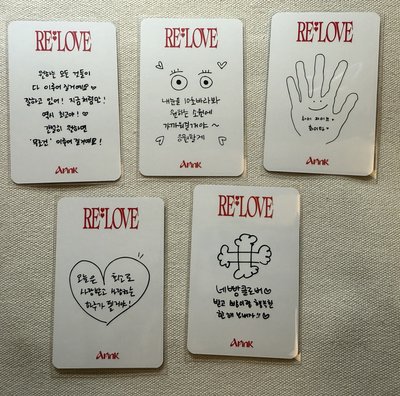 Apink 特典卡一套（k4幸運符卡）